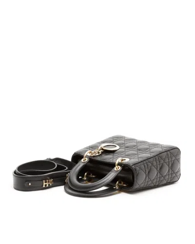 Dior Christian  Small My Lady  Abc Bag In Black