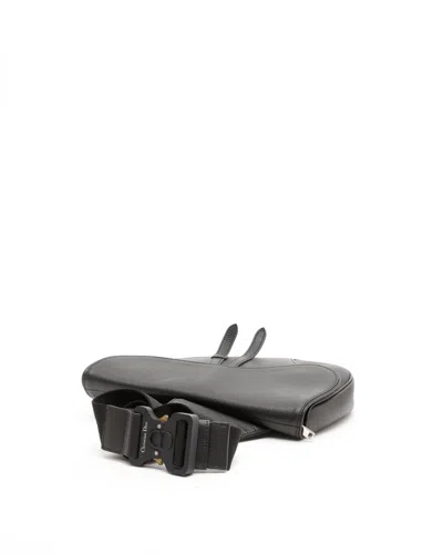 Dior Christian  Homme Saddle Bag In Black