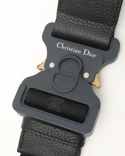 Dior Christian  Homme Saddle Bag In Black