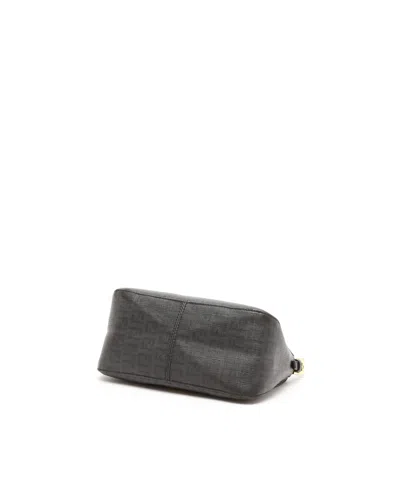 Fendi Small Zucca Mamma Bag In Gray