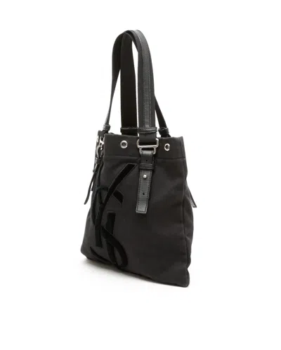 Saint Laurent Small Kahala Tote Bag In Black