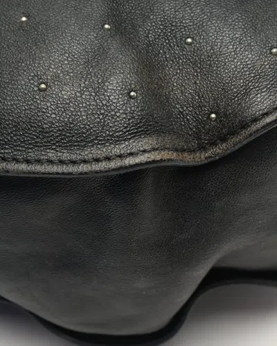 Chloé Large Studded Marcie Bag In Black