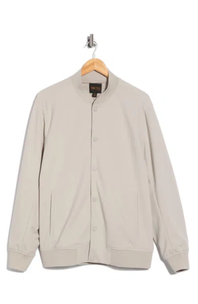 Truth Snap Bomber Jacket In Neutral