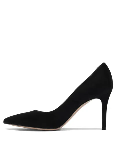 Gianvito Rossi Gianvito 85 Suede Pumps Shoes In Black