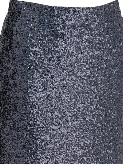 Semper Sequined Midi Skirt Skirts Grey In Gray