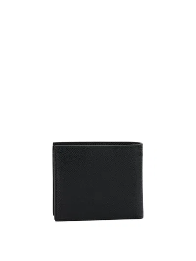 Tom Ford Small Grain Leather Bifold Wallet In Black