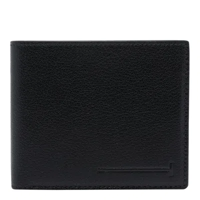 Tom Ford Logo Cardholder Wallet In Black