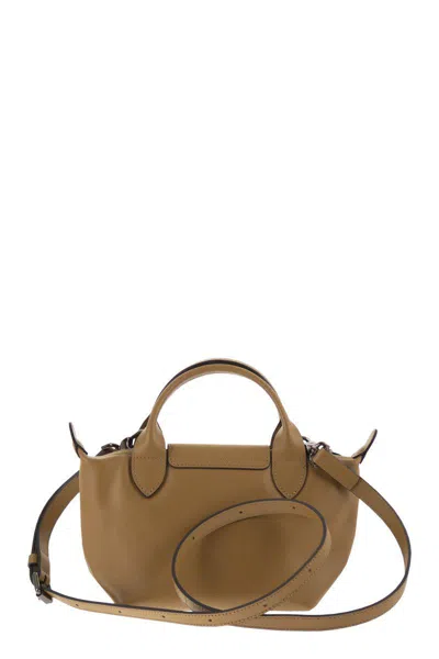 Longchamp Le Pliage Xtra - Xs Leather Handbag In Brown