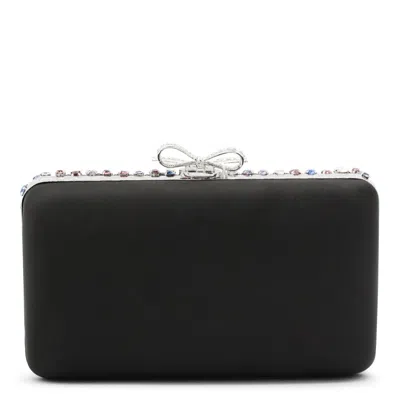 Self-portrait Crystal Embellished Clutch In Multi