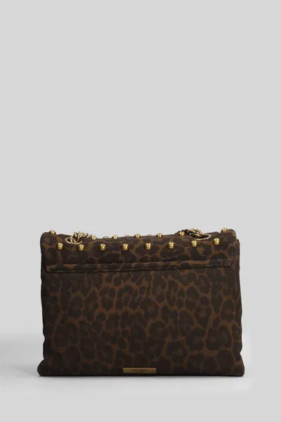 Kurt Geiger Lg Kensington Studs Tote In Brown Leather In Brown