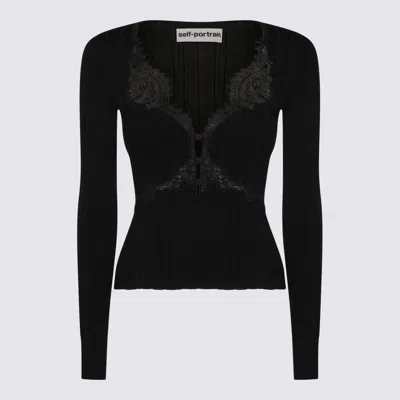 Self-portrait Top Blacks And Greys In Black