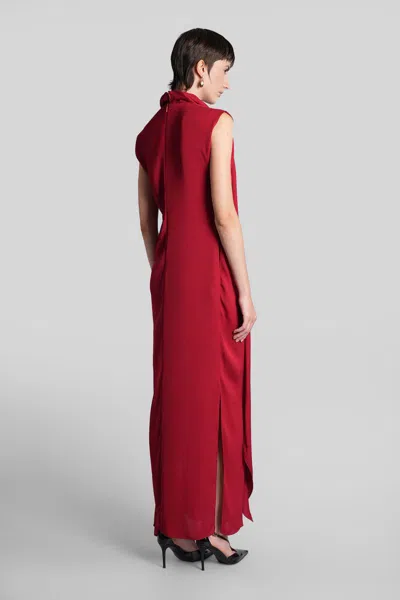 Lanvin Women Front Knot Dress In Red