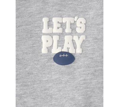 Carter's Baby Boys 2-piece Varsity Long-sleeve Sweatshirt And Pants Set In Multi