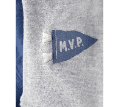 Carter's Baby Boys 2-piece Varsity Long-sleeve Sweatshirt And Pants Set In Multi