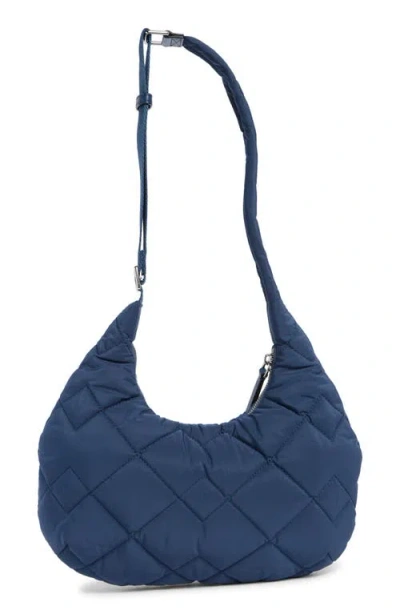 Marc Jacobs Quilted Nylon Shoulder Bag In Blue