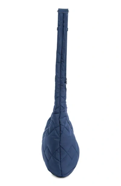 Marc Jacobs Quilted Nylon Shoulder Bag In Blue