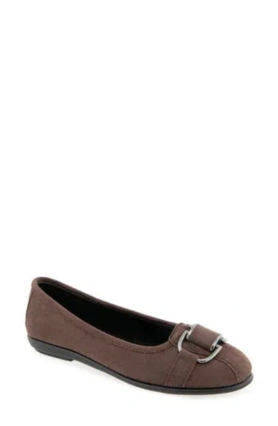 Aerosoles Bentley Ballet Flat In Brown