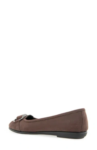 Aerosoles Bentley Ballet Flat In Brown