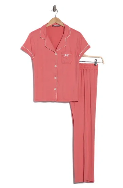 Tart Ginnie Brushed Jersey Pajamas In Pink