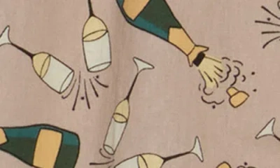 Tart Kalin Champange Print Brushed Jersey Pajamas In Neutral