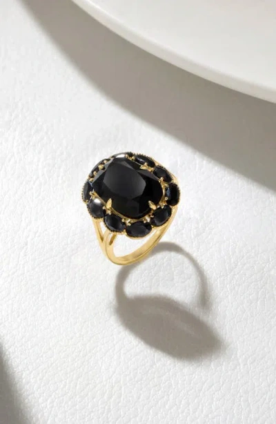 Ys Gems Onyx Ring In Black