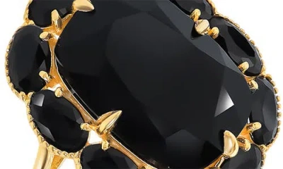 Ys Gems Onyx Ring In Black