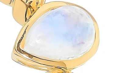 Ys Gems Pear Gemstone Ring In Gold