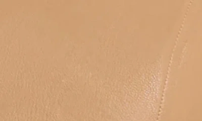 Commando Faux Leather Crop Biker Jacket In Nude