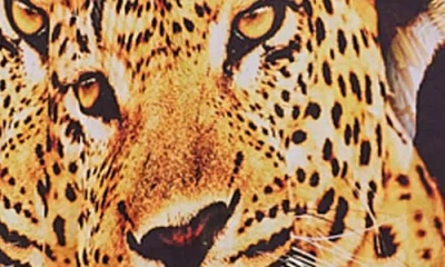 Ranee's Ranees Cheetah Mix Longline Duster In Brown