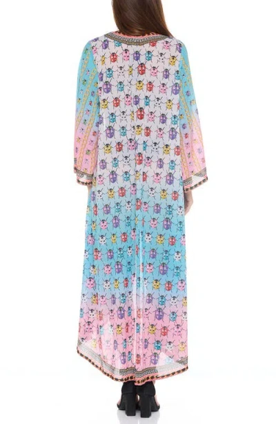 Ranee's Ranees Lady Bug Longline Duster In Multi