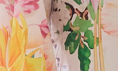 Ranee's Ranees Floral Longline Duster In Multi