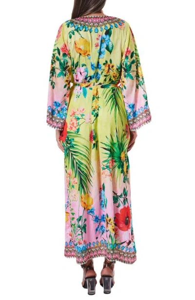 Ranee's Ranees Floral Longline Duster In Multi