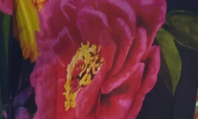 Ranee's Ranees Floral Longline Duster In Multi