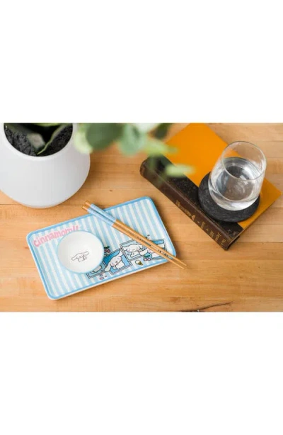 Sanrio Cinnamoroll 3-piece Sushi Set In Blue
