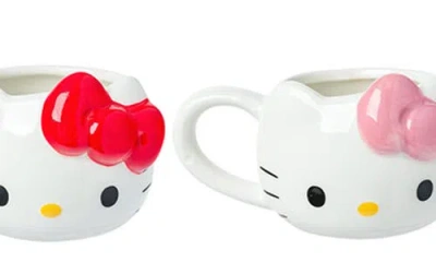 Hello Kitty 4-piece Mini Mug Set In White