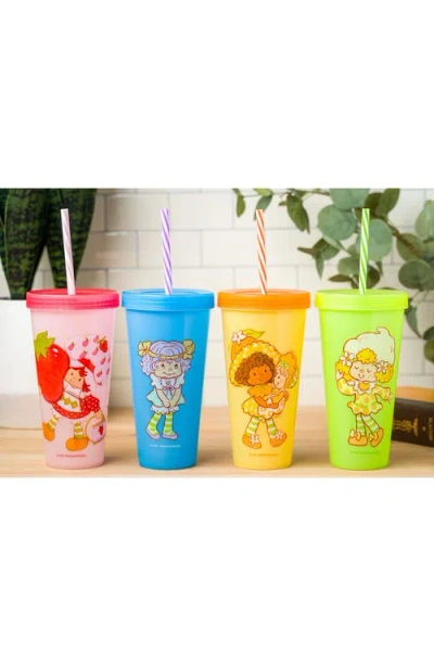 Sanrio X Strawberry Shortcake® Set Of 4 Color Changing Tumblers In Multi