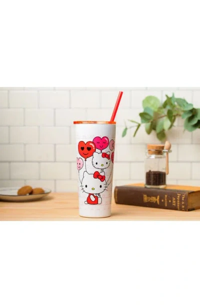Hello Kitty 22-ounce Tumbler With Straw In White
