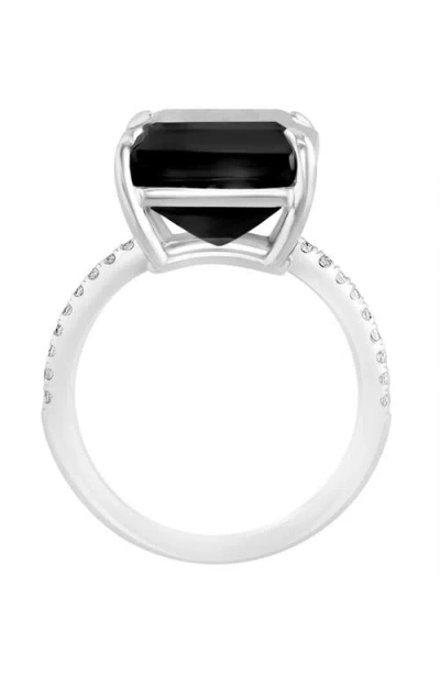 Effy Onyx Prong Set Ring In Silver