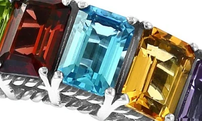 Effy Gemstone Sterling Silver Ring In Multi