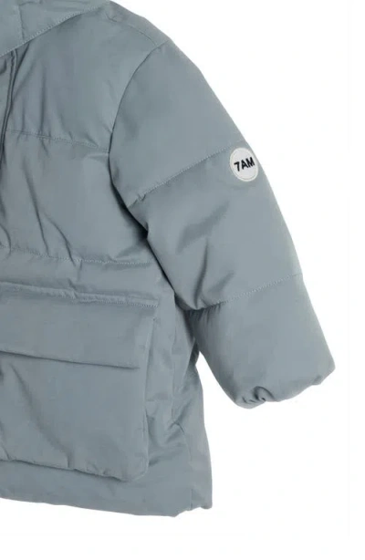 7 A.m. Enfant Kids' Benji Water Repellent Puffer Jacket In Blue
