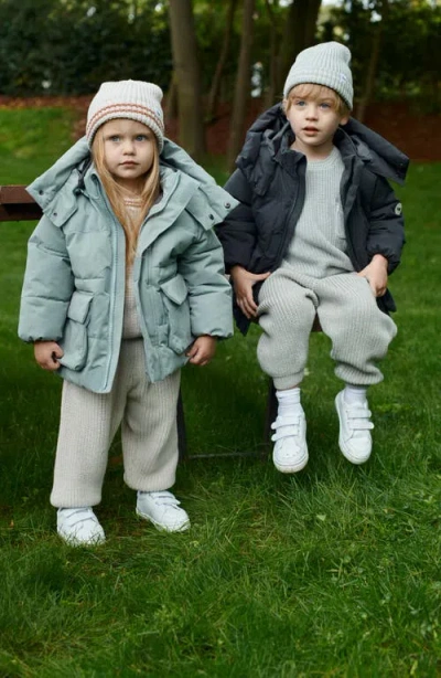 7 A.m. Enfant Kids' Benji Water Repellent Puffer Jacket In Blue