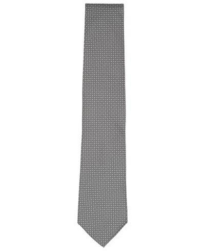 Club Room Men's Medovie Dot Tie, Exclusively At Macy's In Gray