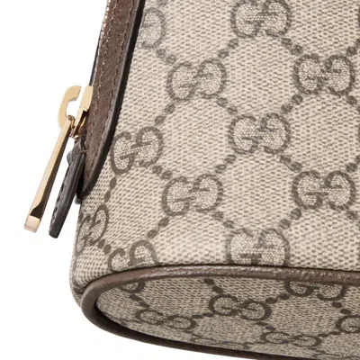 Gucci Ophidia Small Cosmetic Case In Brown