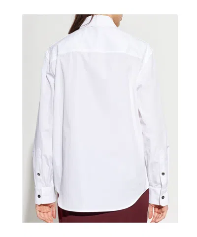 Versace White Regular Solid Shirt In White