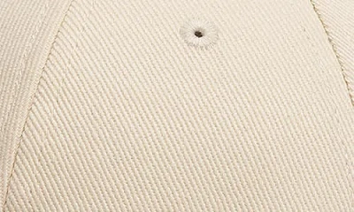 Rag & Bone Harlow Embroidered Cotton Twill Baseball Cap In Neutral