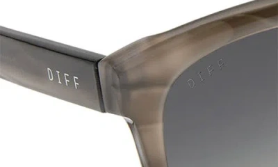 Diff Meredith 54mm Square Sunglasses In Gray