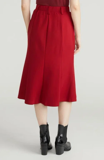 Universal Standard Carla Ponte Skirt In Burgundy