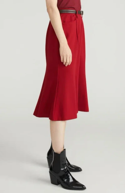 Universal Standard Carla Ponte Skirt In Burgundy