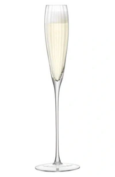 Lsa Aurelia Set Of 2 Grand Champagne Flutes In Transparent