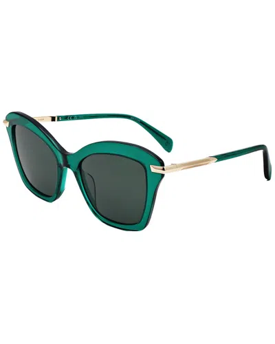Rag & Bone Women's 53mm Green Sunglasses In Green